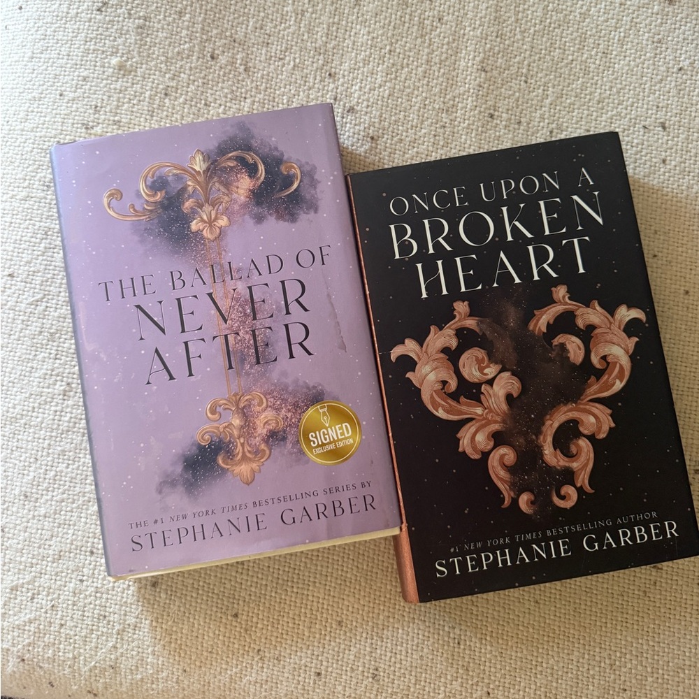SIGNED “The Ballad of Never After” Stephanie Garber - Barnes and Noble Edition
